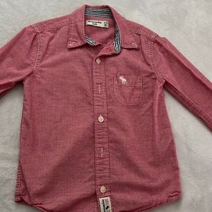 Dark peach abercrombie long sleve